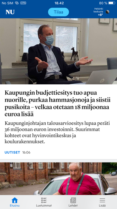 Nokian Uutiset Screenshot
