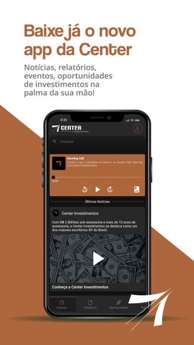 Center Investimentos Screenshot