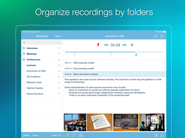 ‎eXtra Voice Recorder Pro-schermafbeelding