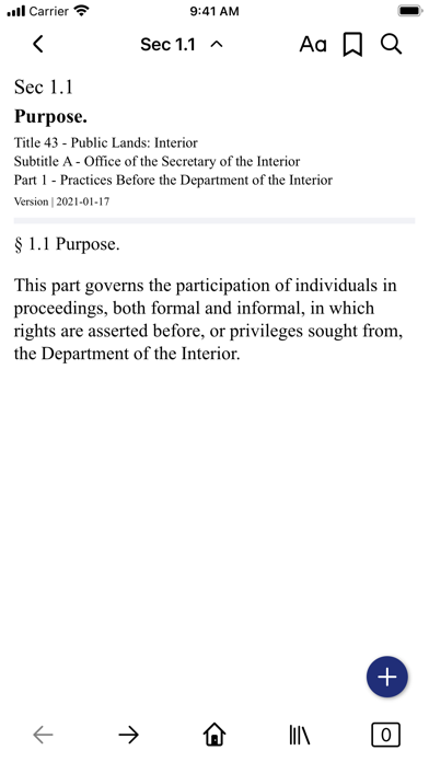 Screenshot #2 pour CFR 43 by PocketLaw