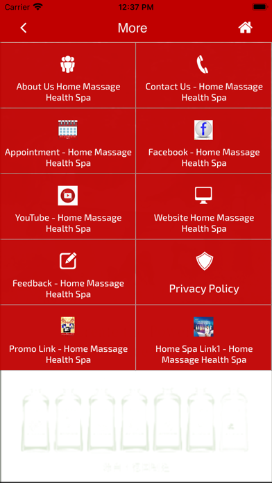 Home Massage Health Spa Screenshot