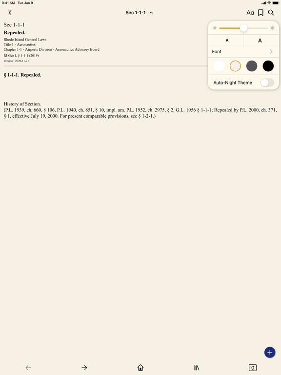 Screenshot #6 pour Rhode Island General Laws