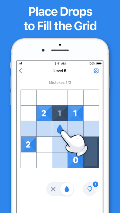 Aqua Puzzle - Number Game screenshot 1