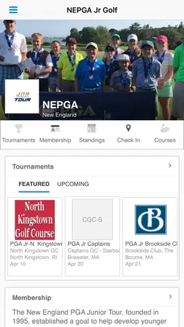 Game screenshot PGA New England Section Junior mod apk