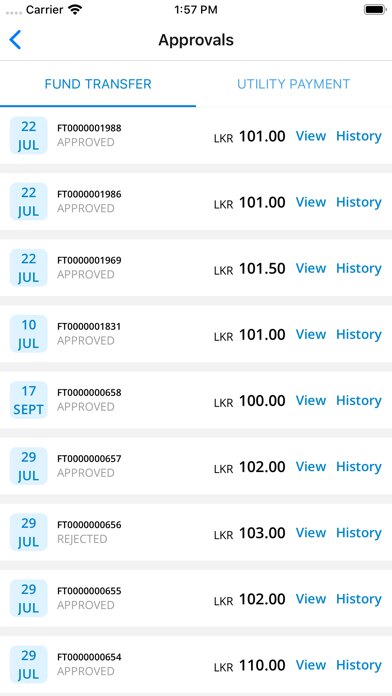 SDB Business Internet Banking Screenshot