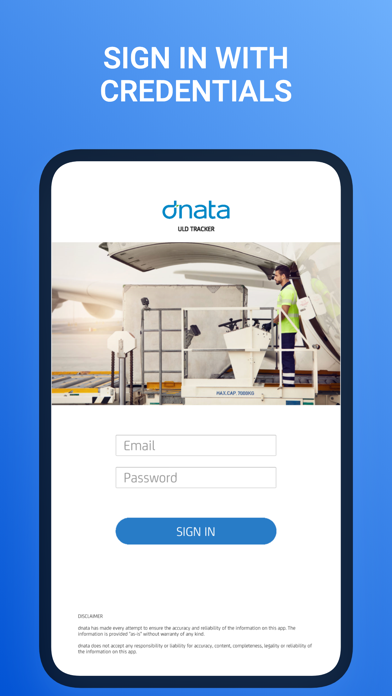 dnataSG ULD Tracker Screenshot