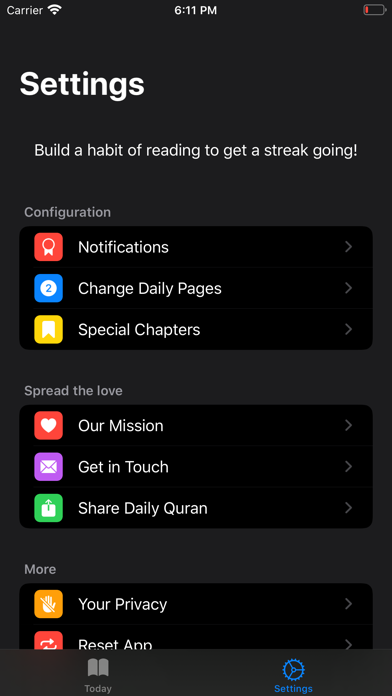 Daily Quran - Bulid a habit Screenshot