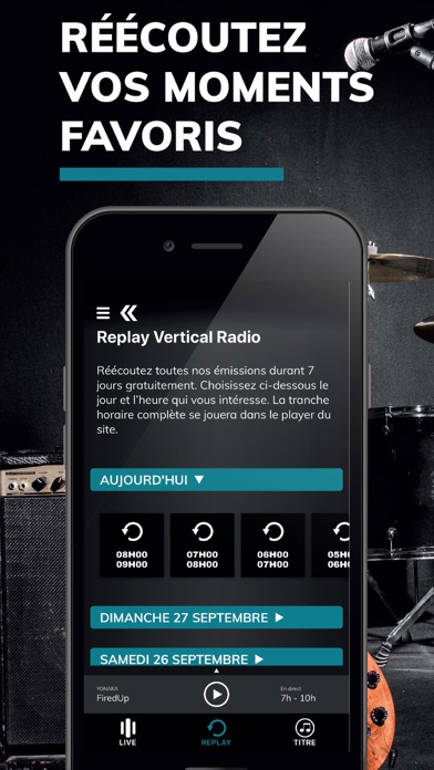 Vertical Radio Screenshot