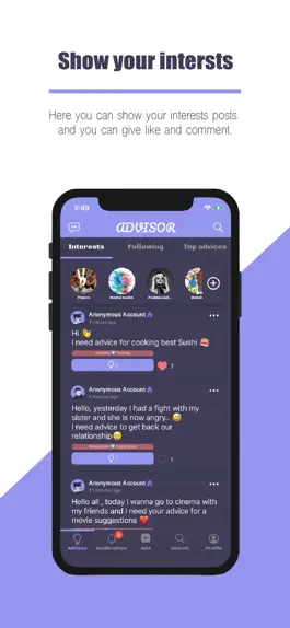 Game screenshot Advisor:Give Anonymous Advices apk