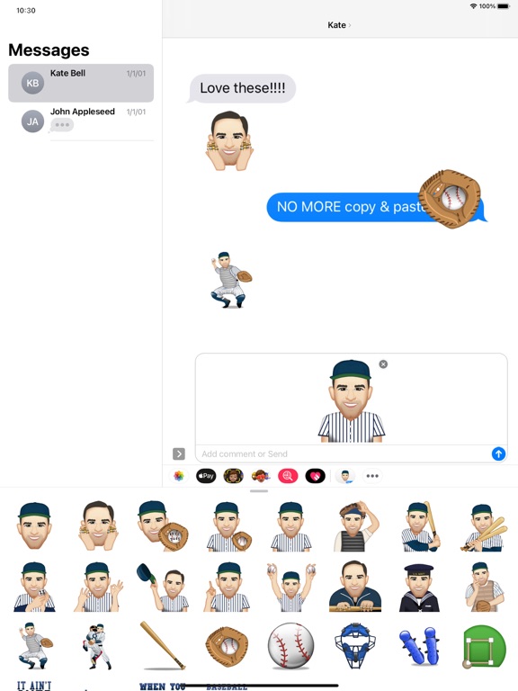 Screenshot #4 pour Yogi Berra ™ by Moji Stickers