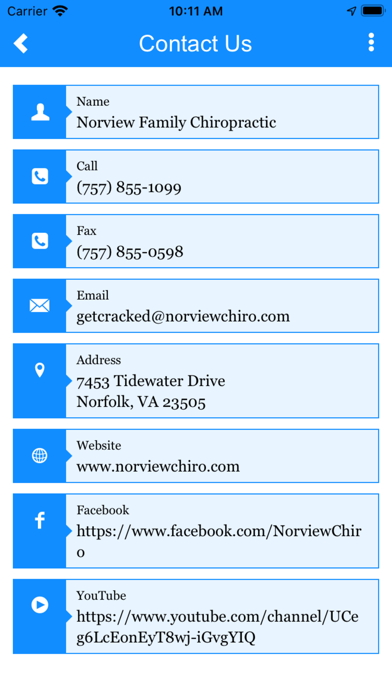 Norview Family Chiropractic Screenshot