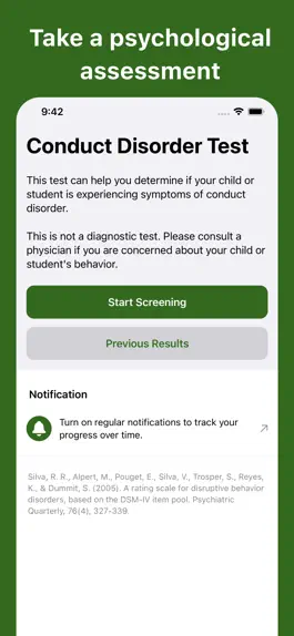 Game screenshot Conduct Disorder Test mod apk