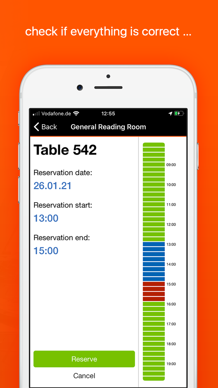 BSB Reading Room Reservation