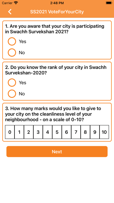 SS2021 VoteForYourCity Screenshot