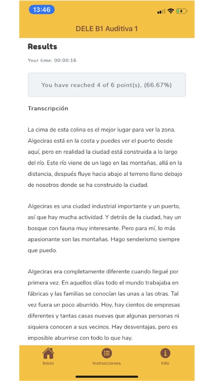 DELE B1 Auditiva 1 screenshot-3