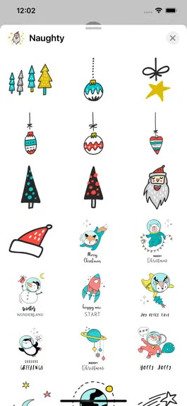 Game screenshot Naughty Christmas stickers hack