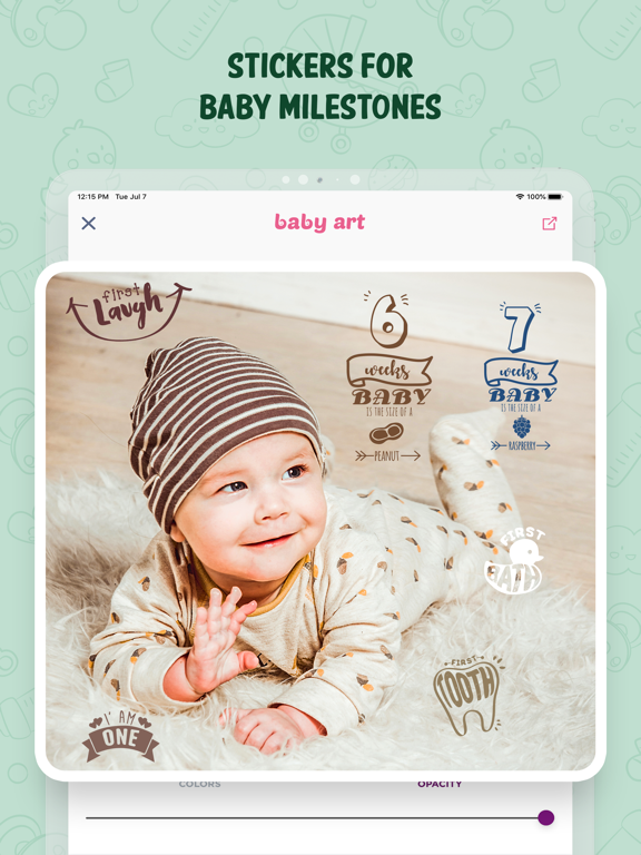 Screenshot #6 pour Baby Art-Baby Monthly Pictures