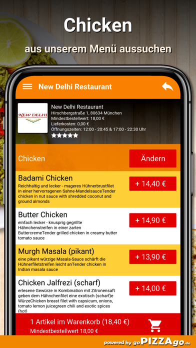 New Delhi Restaurant München screenshot 5
