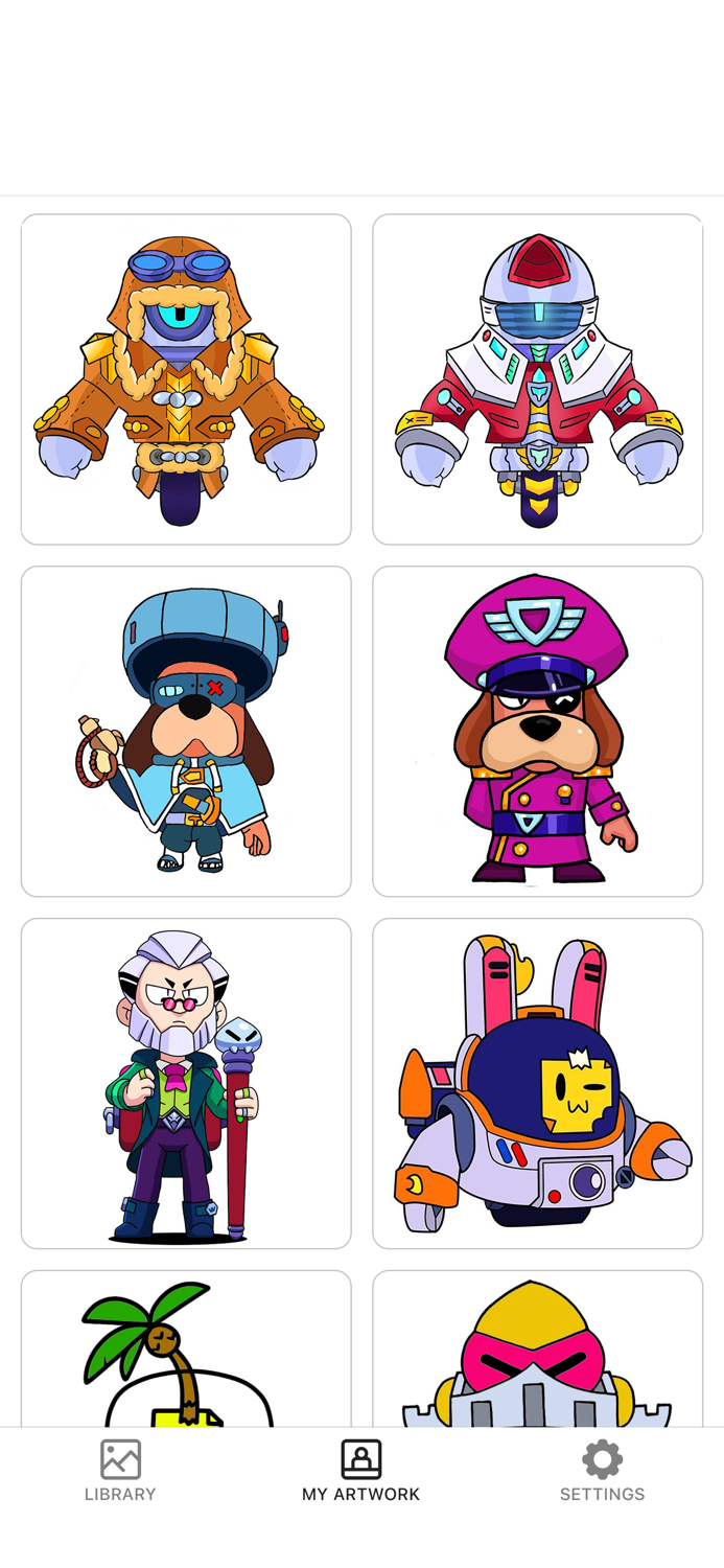 Starz - Brawl Stars Coloring