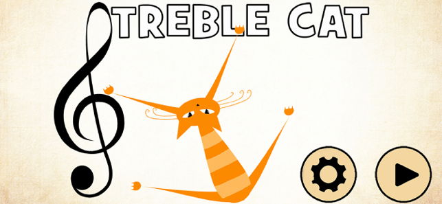 Skjermbilde for Treble Cat - Les musikk