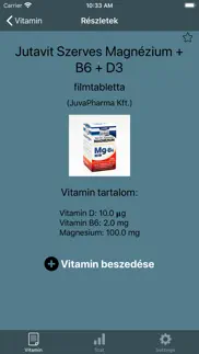 vitamin & mineral tracker iphone screenshot 2