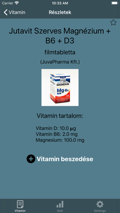 Vitamin & Mineral Tracker Screenshot