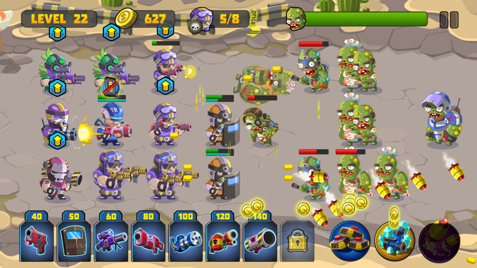 #2. Army vs. Zombies (iOS) By: Taiwei Chiu
