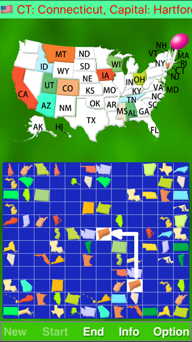 Map Solitaire screenshot 3