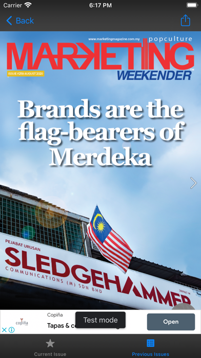 Weekender Magazine Screenshot