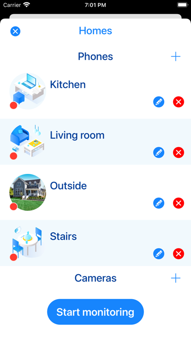 HOME Security Camera & Monitor Screenshots