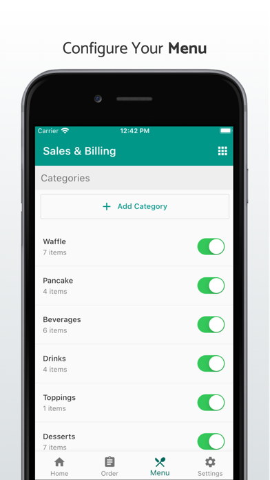 Quickly Restaurant BackOffice Screenshot