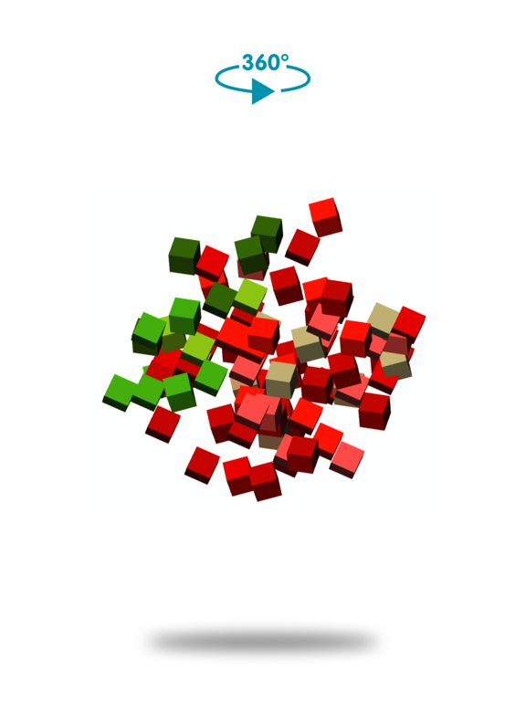 Screenshot #6 pour Cube Crowd - 3D brain puzzle -
