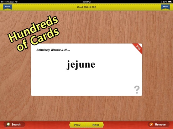 Exambust Test Prep Flashcards iPad screenshot 7 - Education app