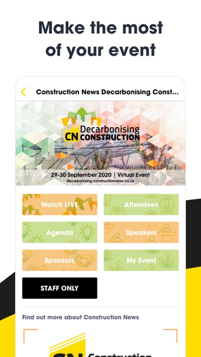 Construction News Events Screenshot