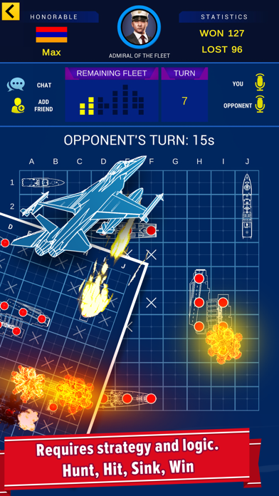 Warship Battle: Battle at sea Screenshot