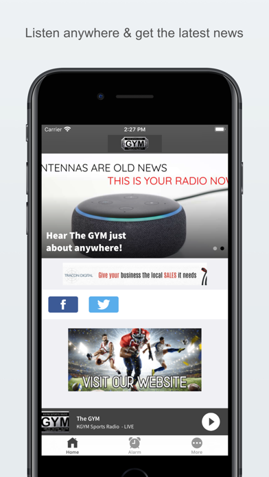 KGYM Sports Radio Screenshot