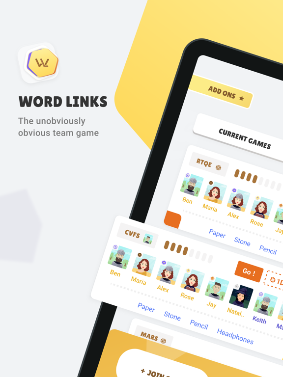 Word Links -Decypher game iPad screenshot 6 - Entertainment app