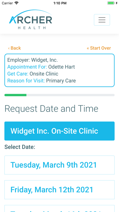 Archer Health Screenshot
