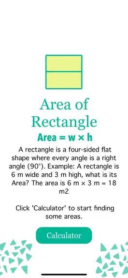 Game screenshot Rectangle Area Calculator mod apk