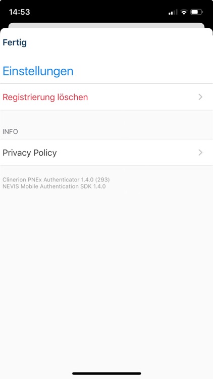 Clinerion PNEx Authenticator