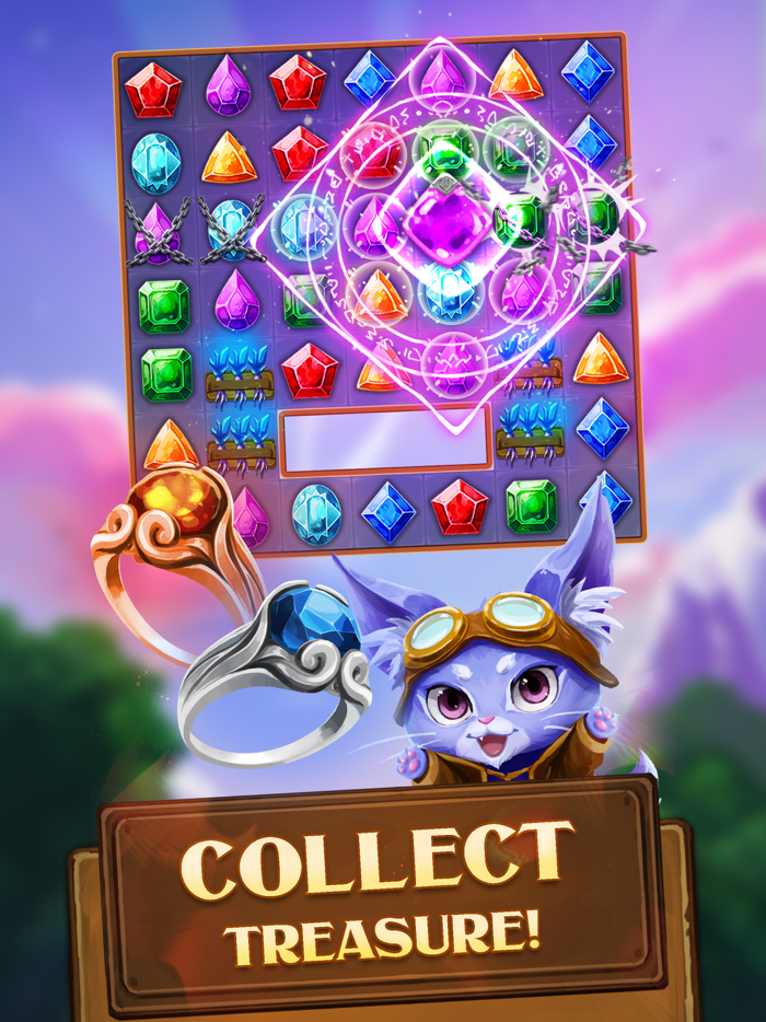 Fantasy Gems  Match 3 Puzzle