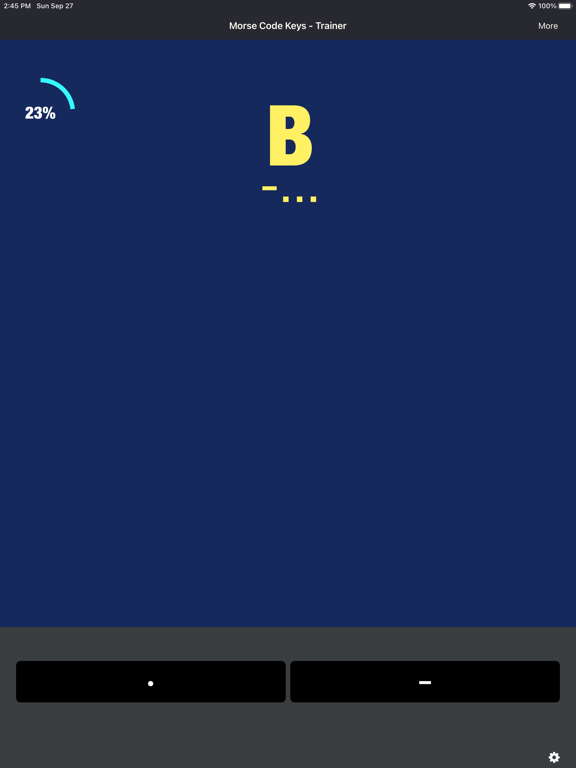 Screenshot #5 pour Morse Code Keys - Trainer