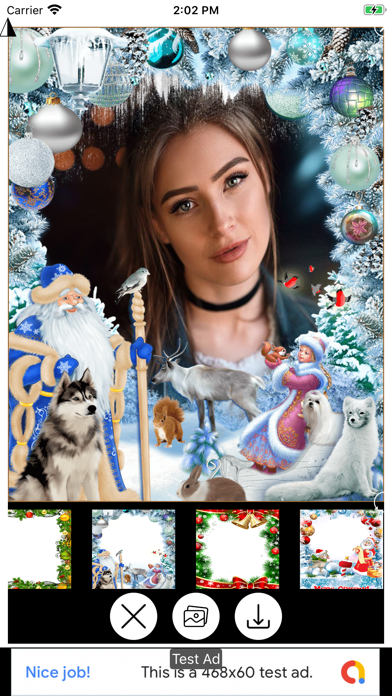 Christmas Photo Frame Makerのおすすめ画像8