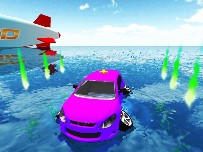 Water Surfing Car Games 2021