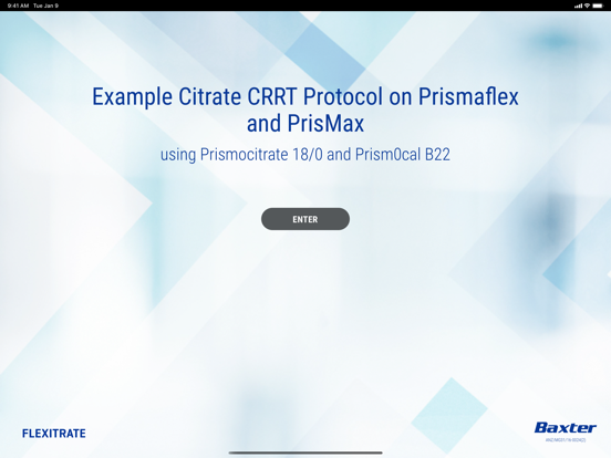 Screenshot #4 pour Prismaflex Citrate Protocol