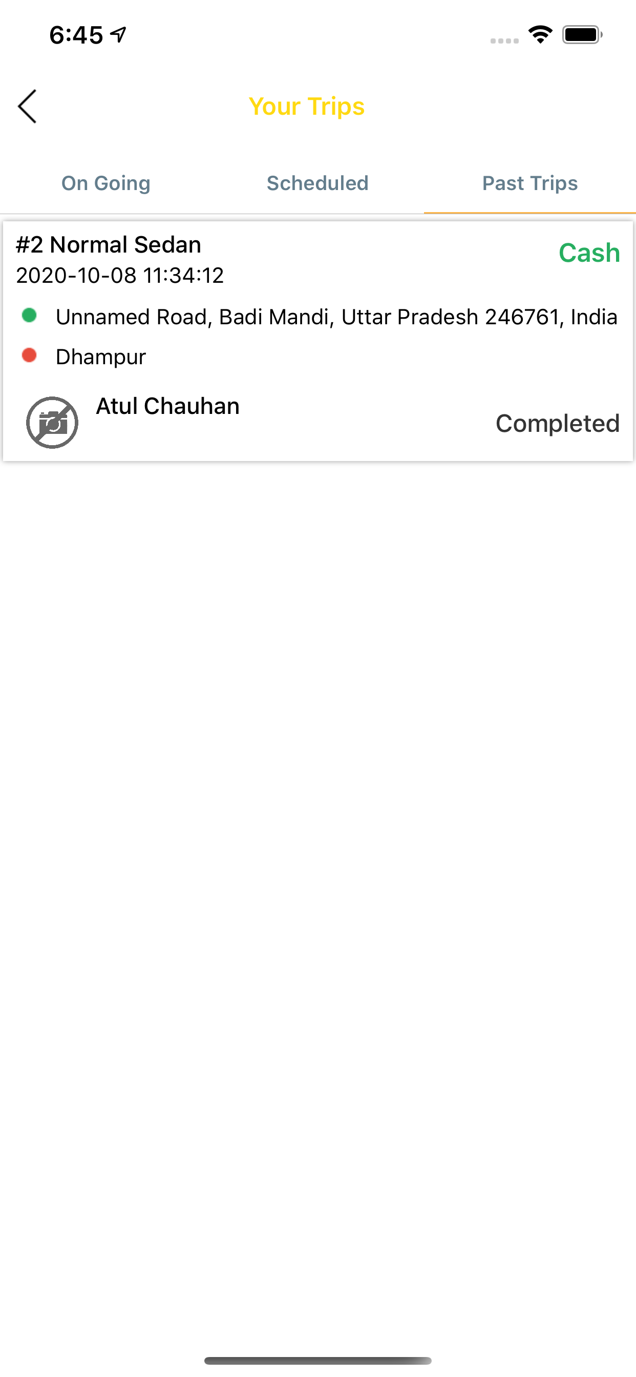 A2B Driver App