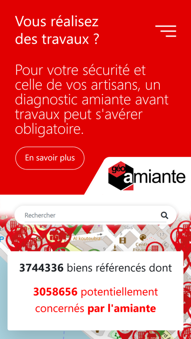 Screenshot #2 pour Géoamiante