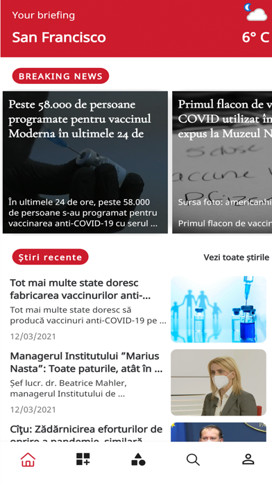 Screenshot #1 pour Sanatatea.tv