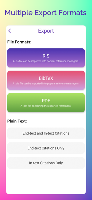 Cite It Now: Easy referencing Screenshot