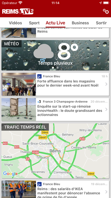 Reims Live : Actu & Sport Screenshot